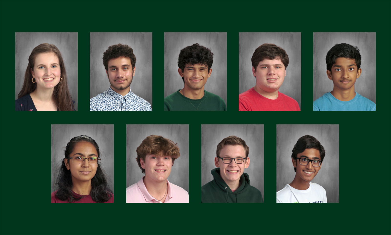 Students smile
